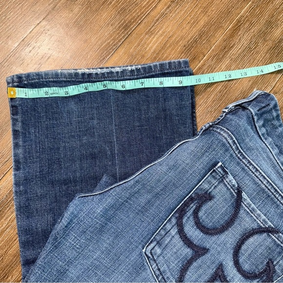 Express DPD Bootcut Jeans Low Rise Y2K Blue - Picture 3 of 9